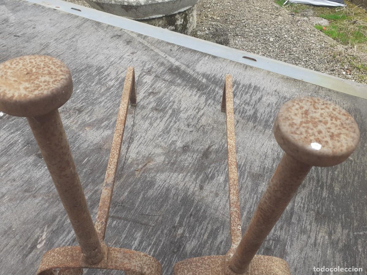 Antig&uuml;edades: Morillos de chimenea de gran tama&ntilde;o - Foto 4