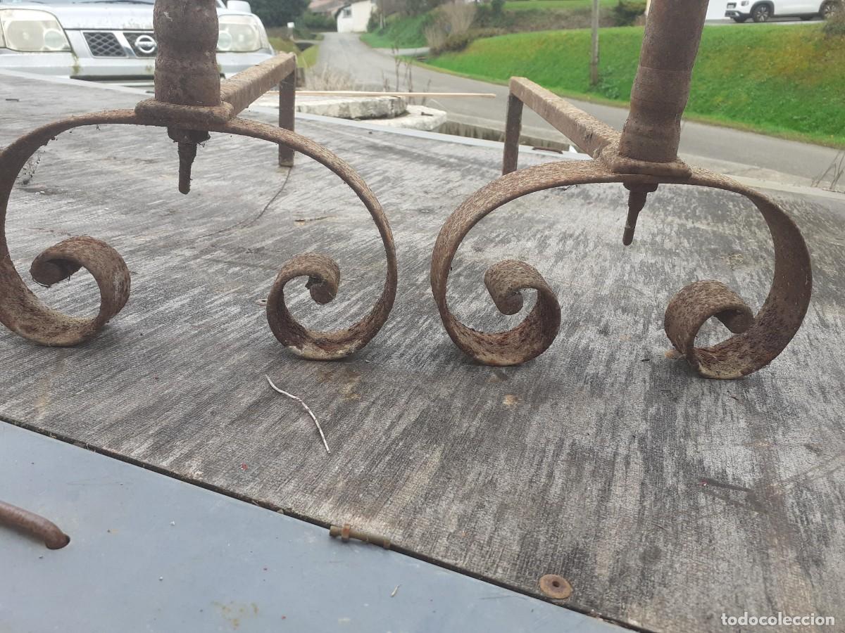 Antig&uuml;edades: Morillos de chimenea de gran tama&ntilde;o - Foto 5
