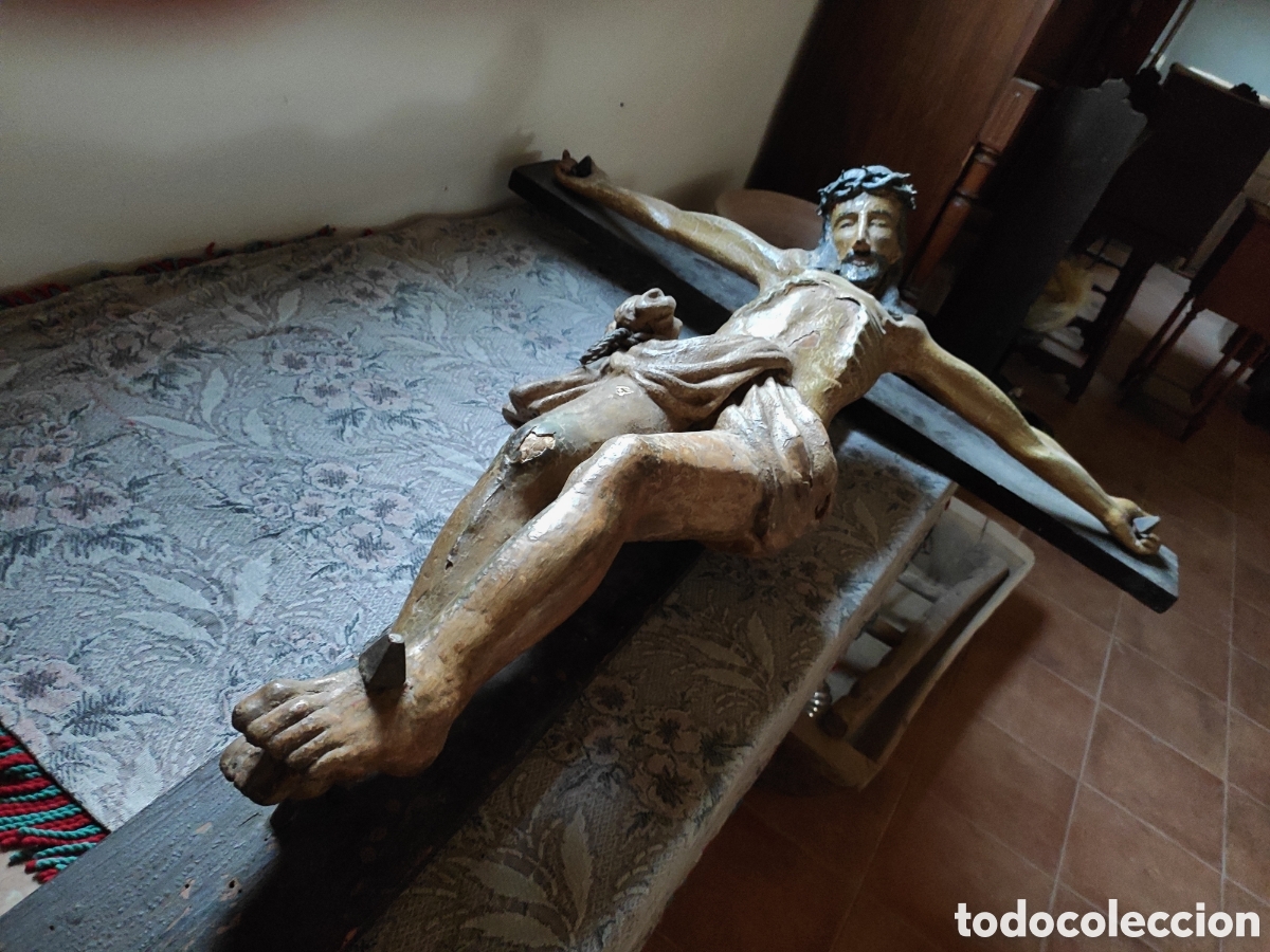 Antig&uuml;edades: TALLA CRISTO CRUCIFICADO - Foto 3