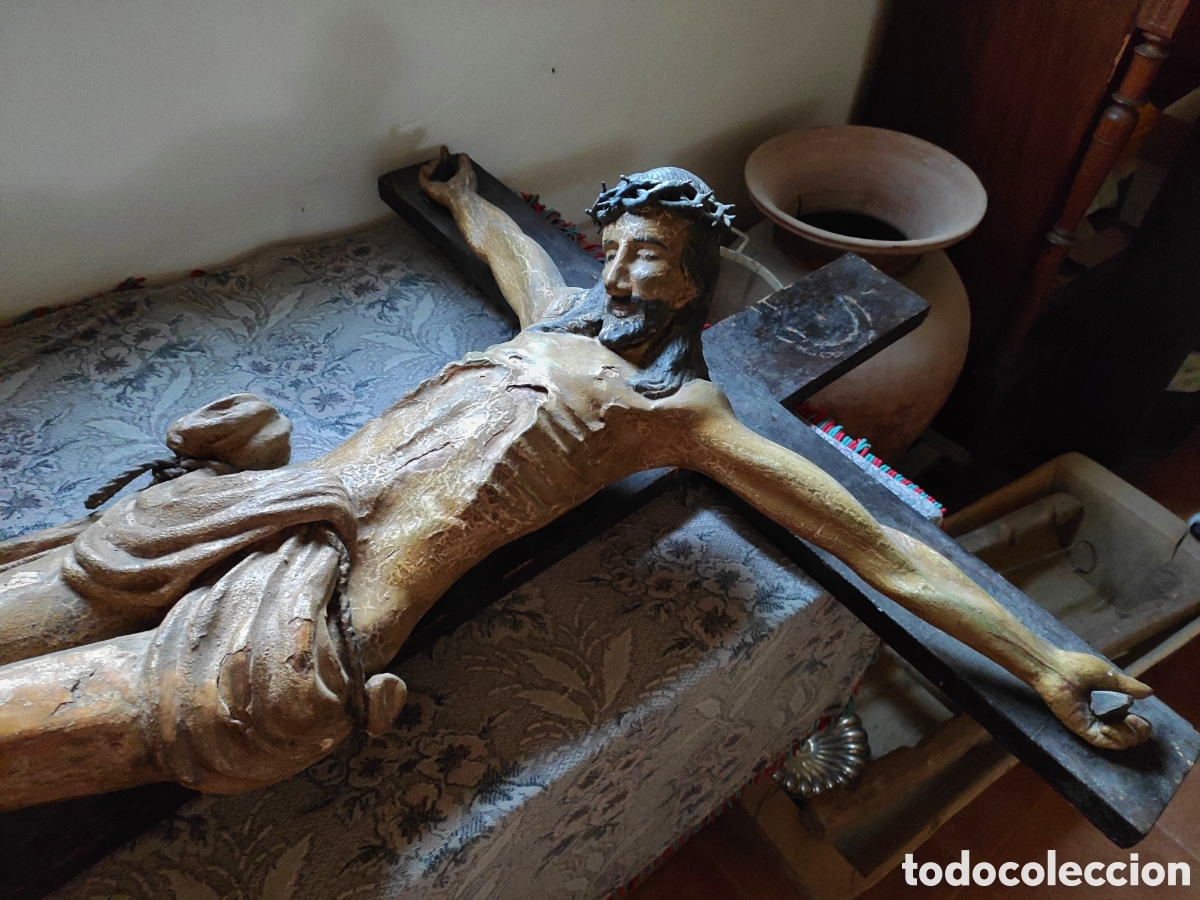 Antig&uuml;edades: TALLA CRISTO CRUCIFICADO - Foto 1