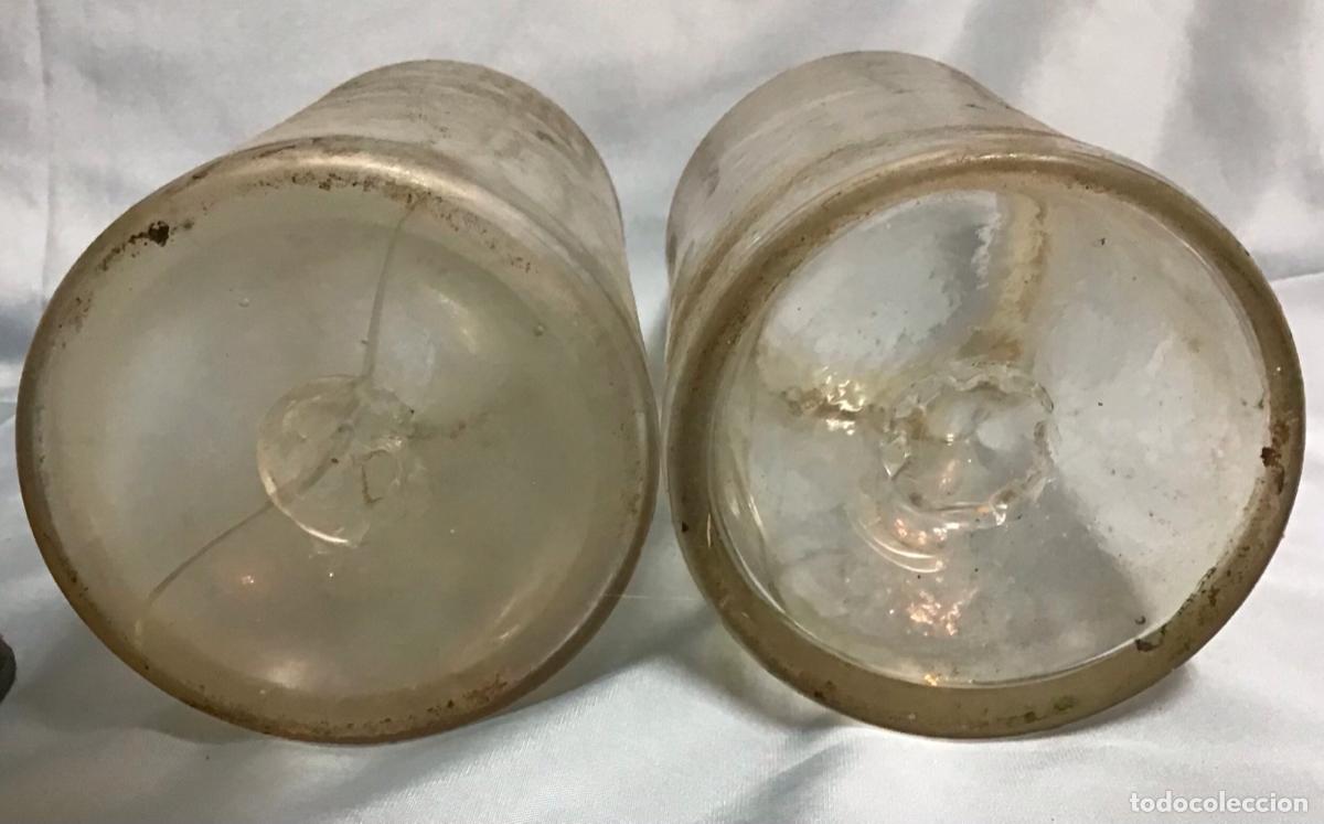 Antig&uuml;edades: ANTIGUOS BOTES CRISTAL SOPLADO - Foto 4