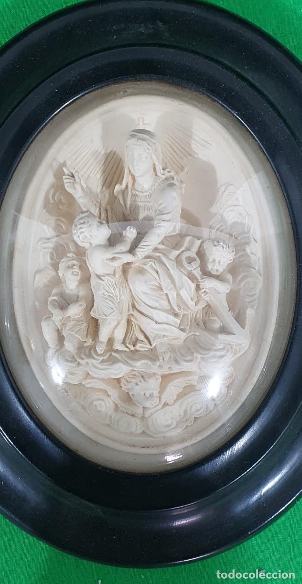 Antig&uuml;edades: Pareja de relieves Religiosos en espuma de mar - Foto 3