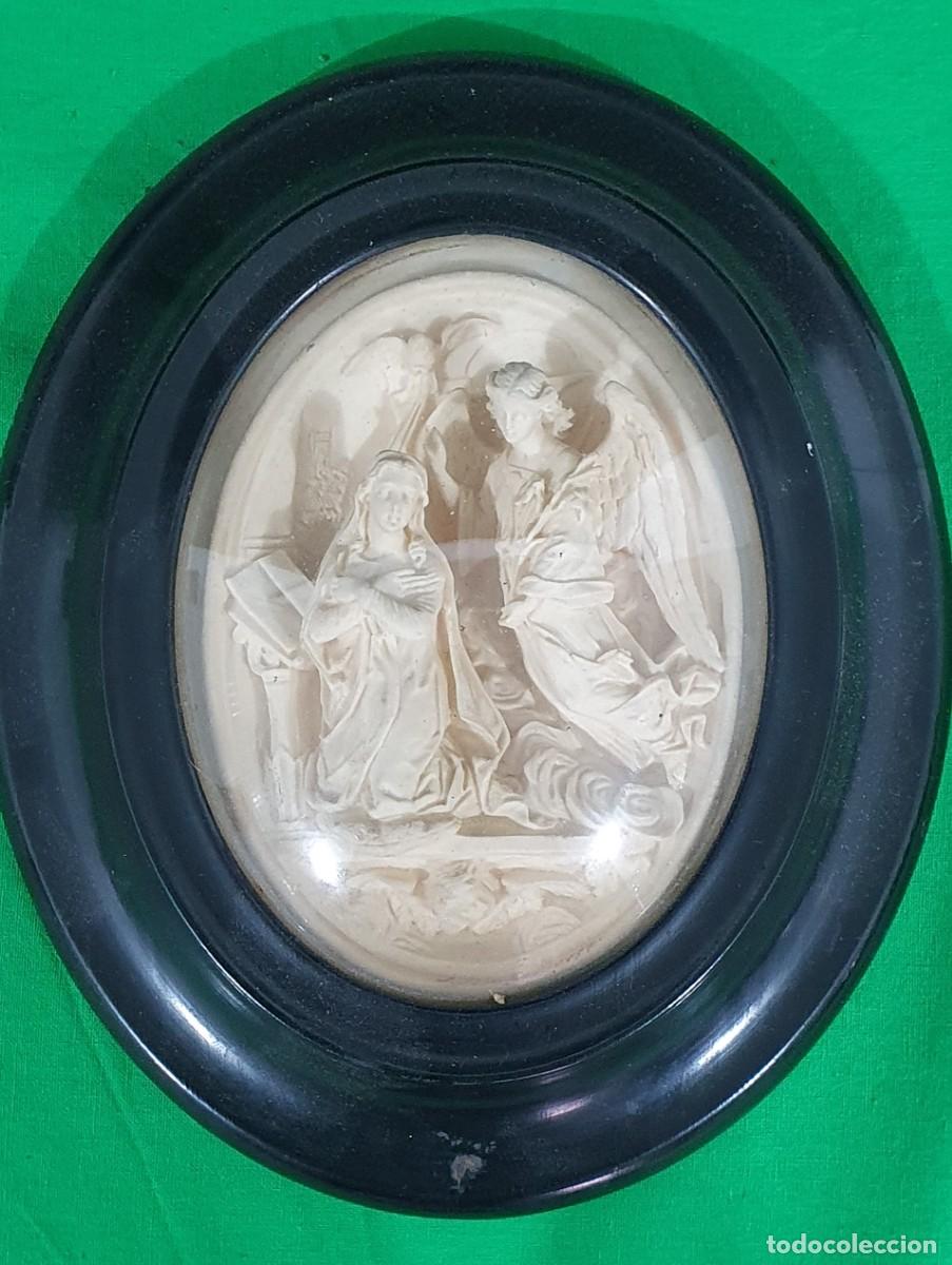 Antig&uuml;edades: Pareja de relieves Religiosos en espuma de mar - Foto 4