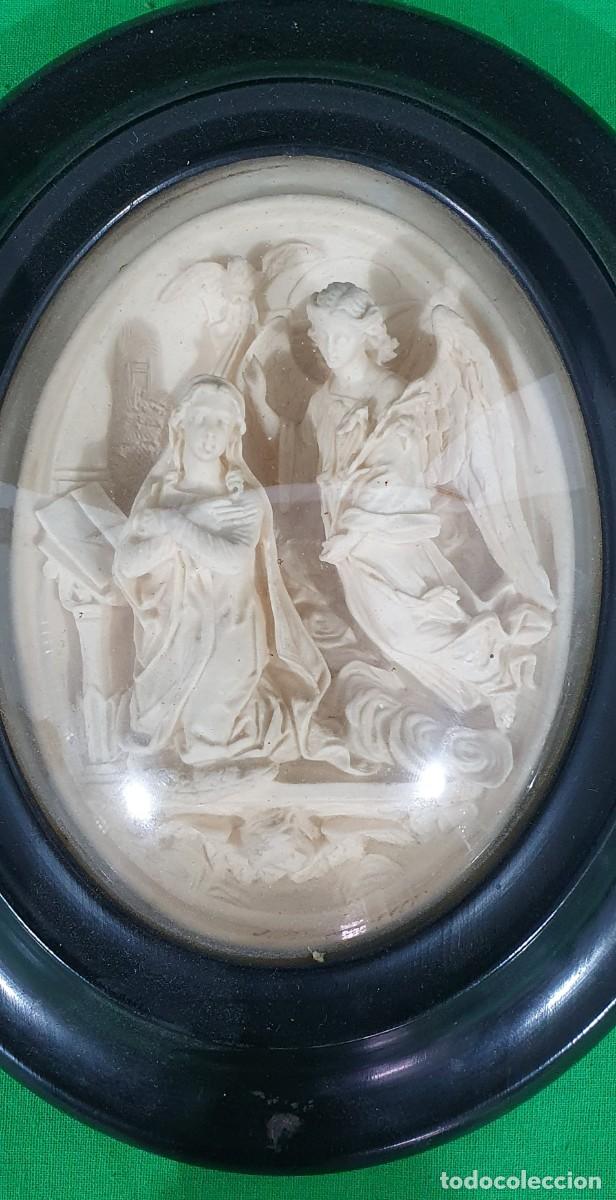 Antig&uuml;edades: Pareja de relieves Religiosos en espuma de mar - Foto 5