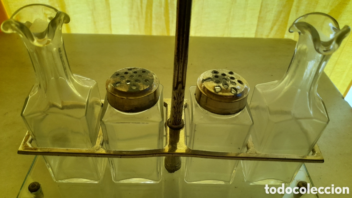 Antig&uuml;edades: Vinagrera-aceitera antigua - Foto 3
