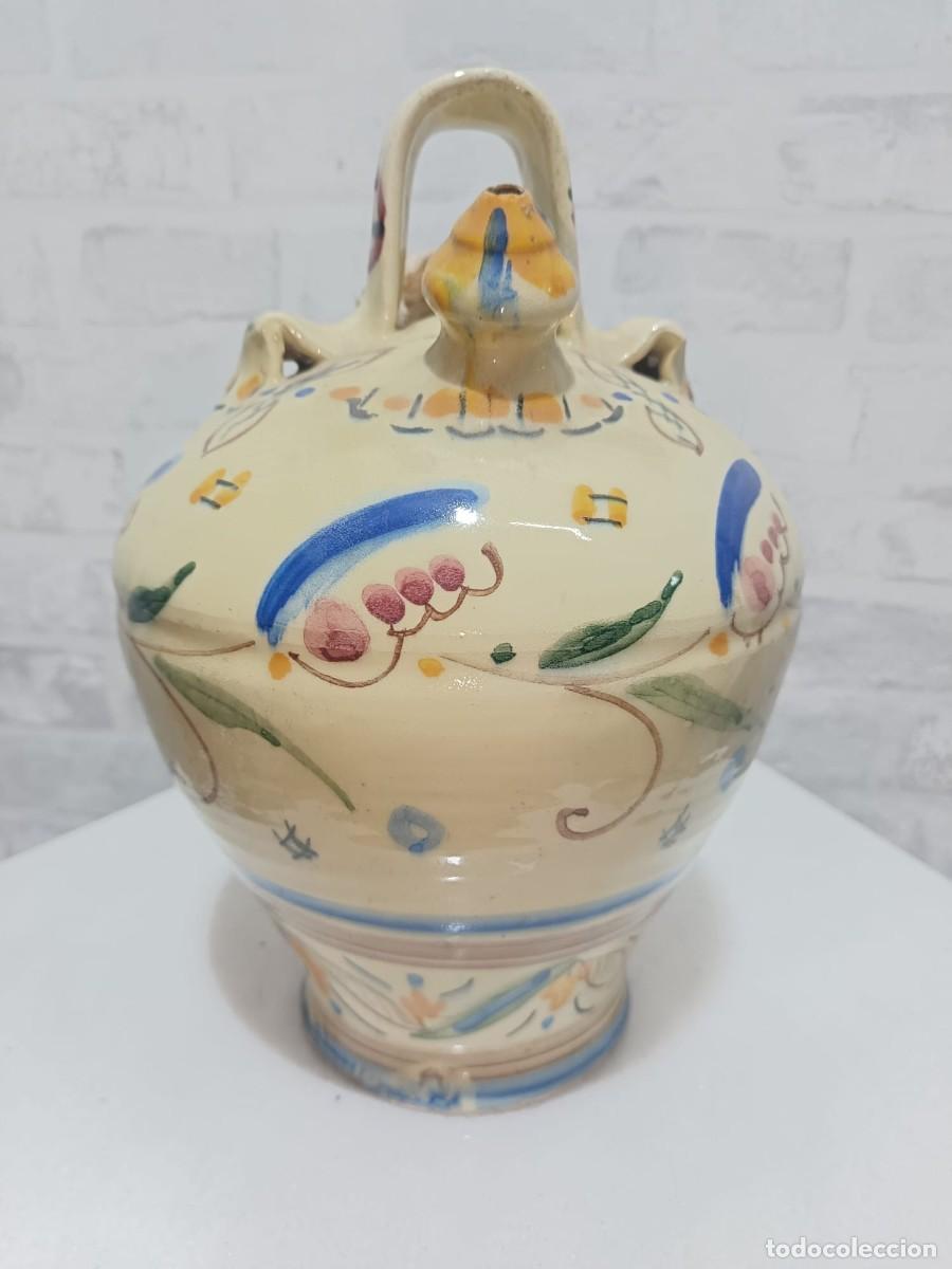 Antig&uuml;edades: BOTIJO ANTIGUO DE MANISES DE 29 CMS. DE ALTO - Foto 1