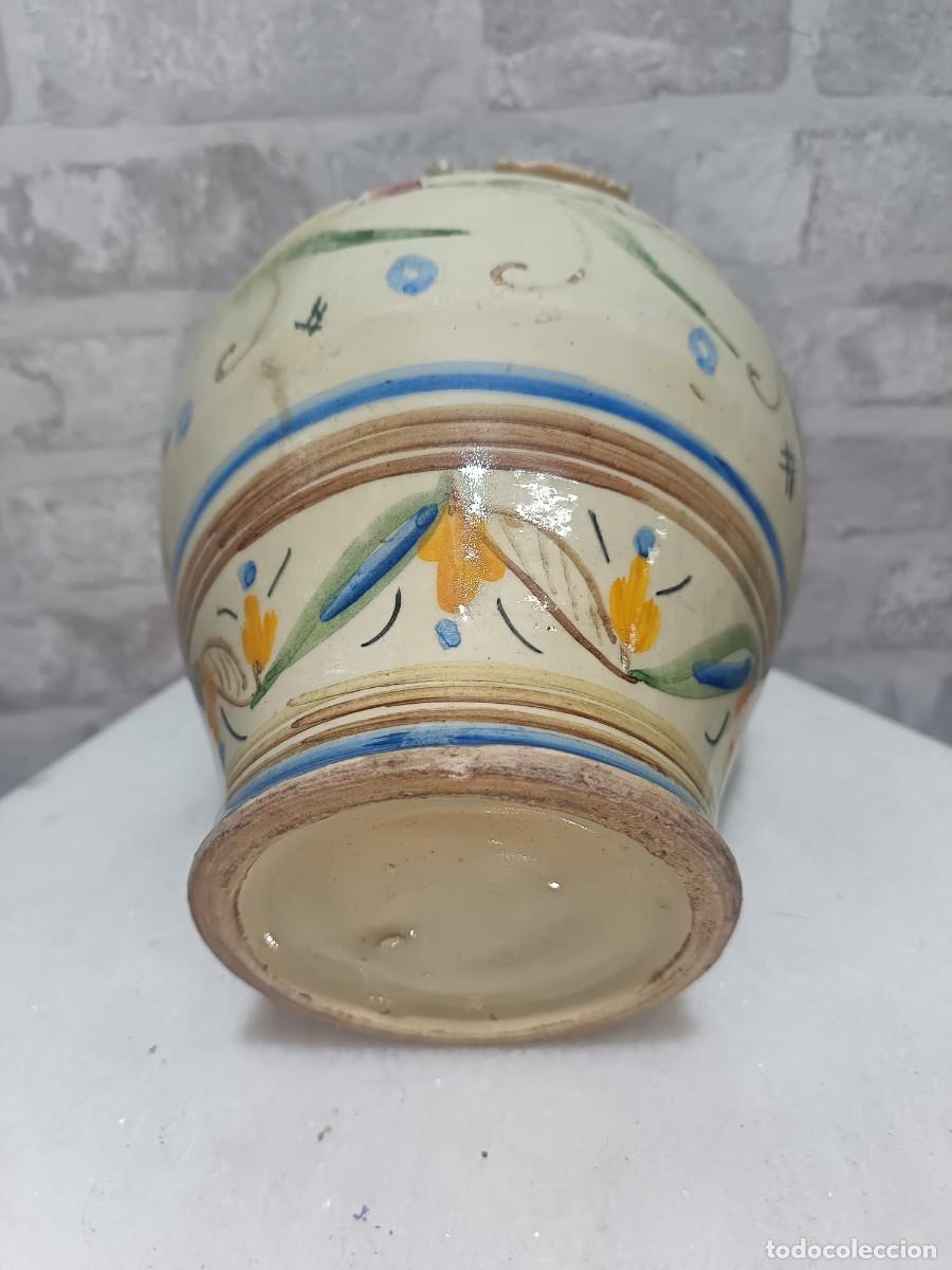 Antig&uuml;edades: BOTIJO ANTIGUO DE MANISES DE 29 CMS. DE ALTO - Foto 2