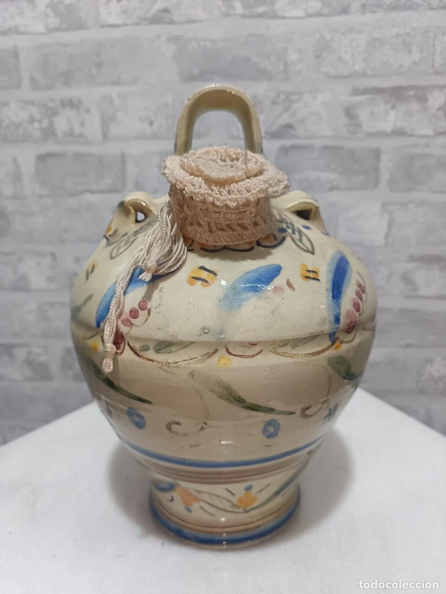 Antig&uuml;edades: BOTIJO ANTIGUO DE MANISES DE 29 CMS. DE ALTO - Foto 4