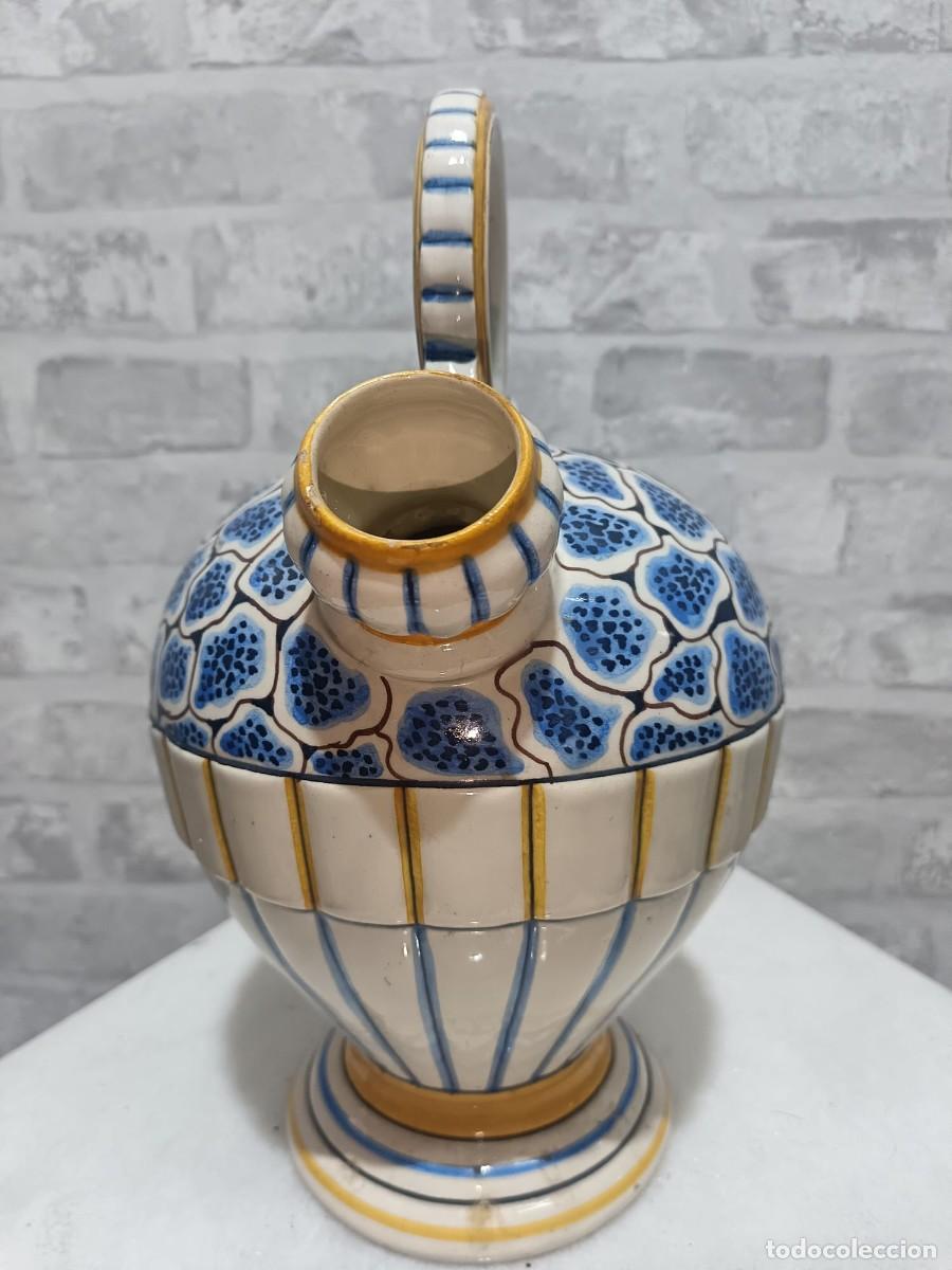 Antig&uuml;edades: BOTIJO ANTIGUO DE MANISES DE 35 CMS. DE ALTO - Foto 1