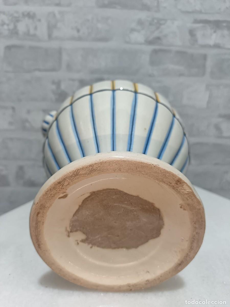 Antig&uuml;edades: BOTIJO ANTIGUO DE MANISES DE 35 CMS. DE ALTO - Foto 4