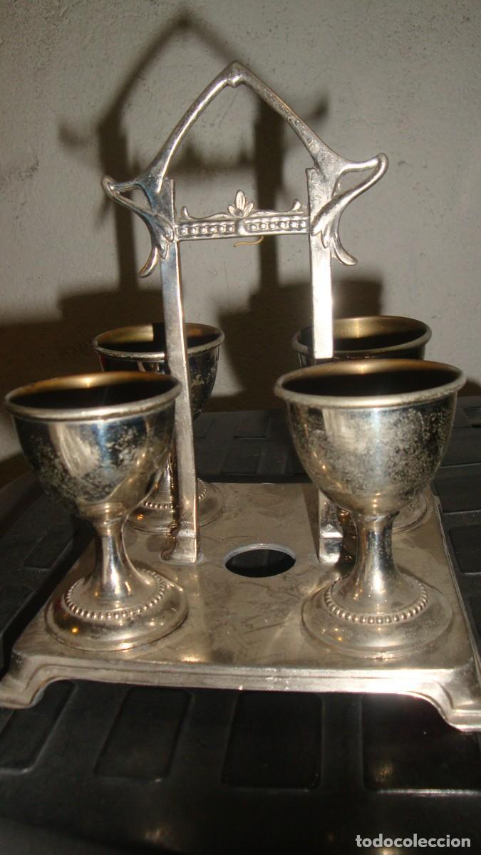 Antig&uuml;edades: HUEVERAS CONJUNTO DE CUATRO - Foto 3
