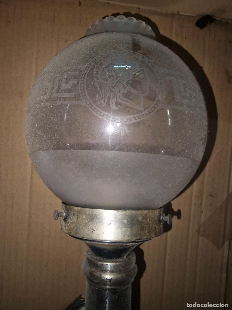 Antig&uuml;edades: FAROL METAL DE PARED - Foto 2