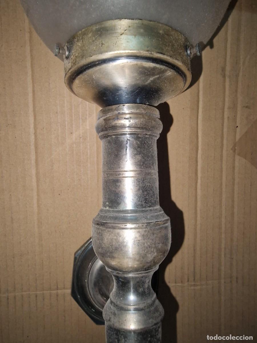 Antig&uuml;edades: FAROL METAL DE PARED - Foto 3