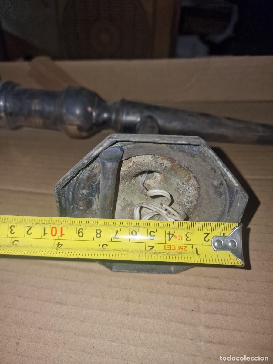 Antig&uuml;edades: FAROL METAL DE PARED - Foto 7