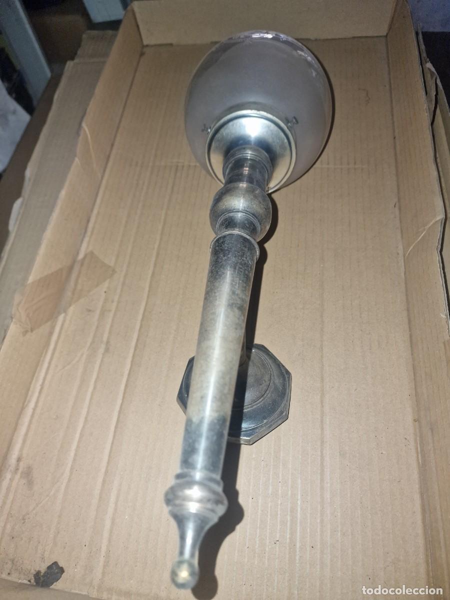 Antig&uuml;edades: FAROL METAL DE PARED - Foto 11