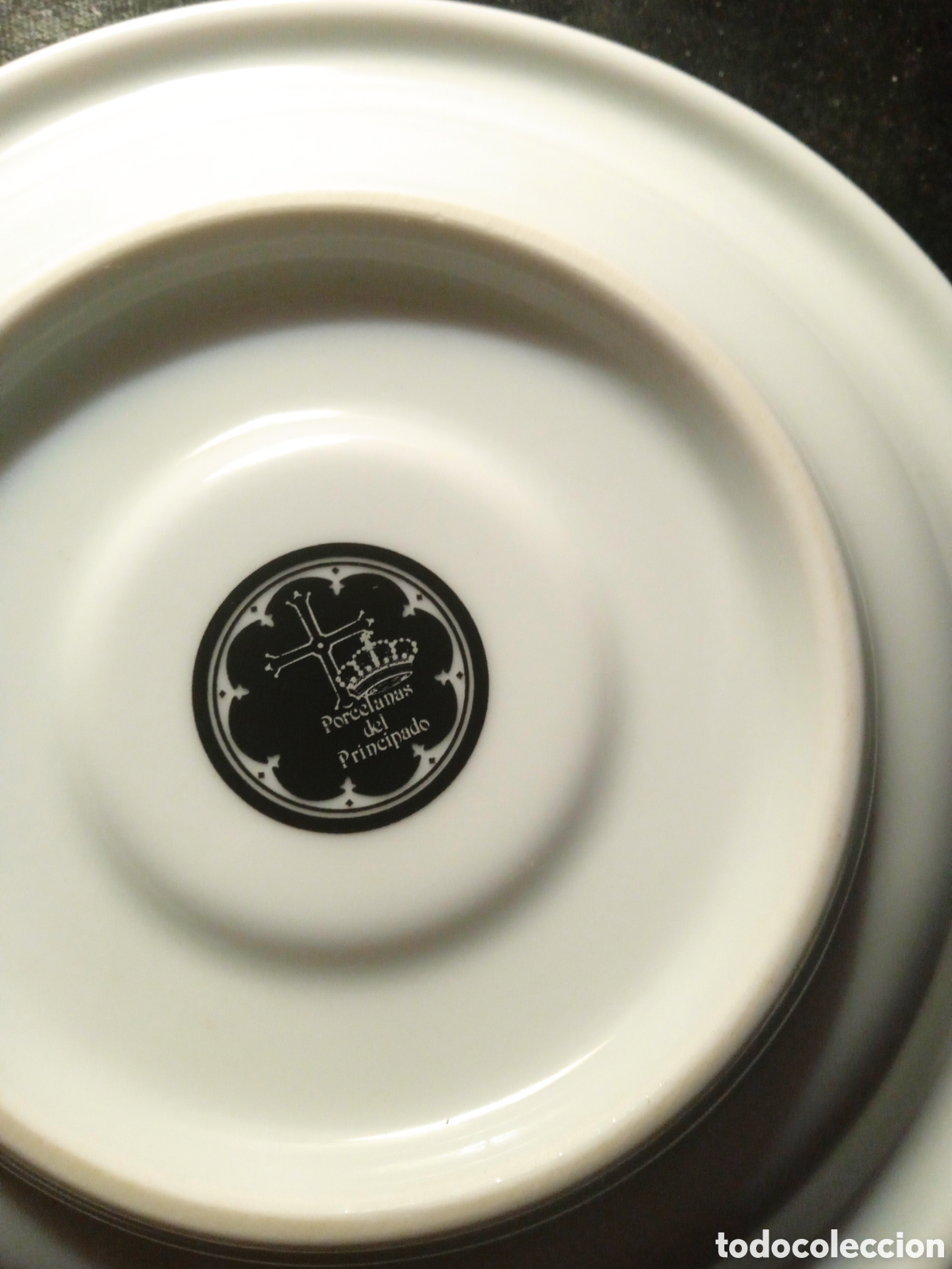 Antig&uuml;edades: PLATILLO PORCELANAS DEL PRINCIPADO (14 CM.) - Foto 2