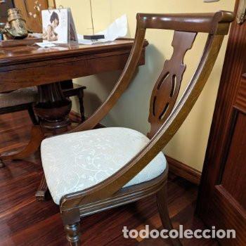 Antig&uuml;edades: Mesa de juego -marqueteria - Foto 15