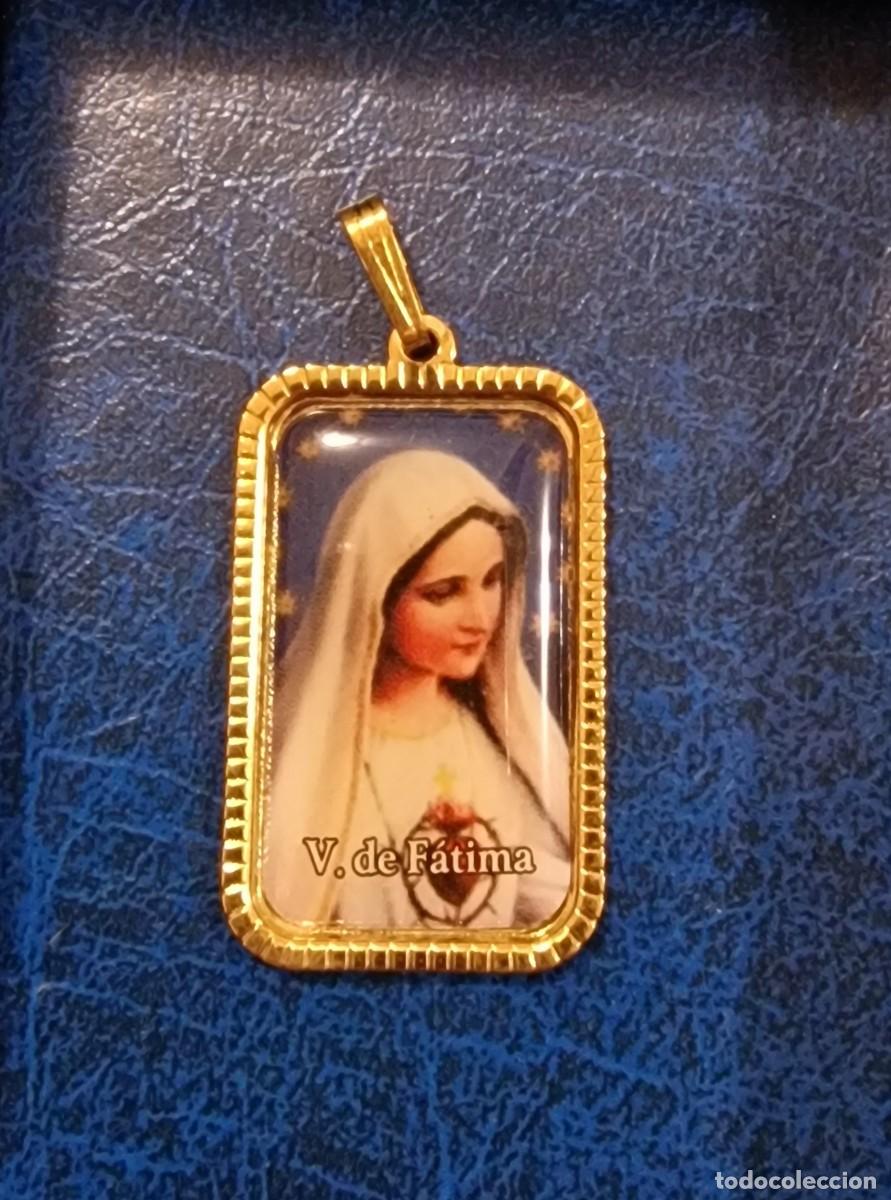 Antig&uuml;edades: Medalla Virgen de F&aacute;tima - Foto 1