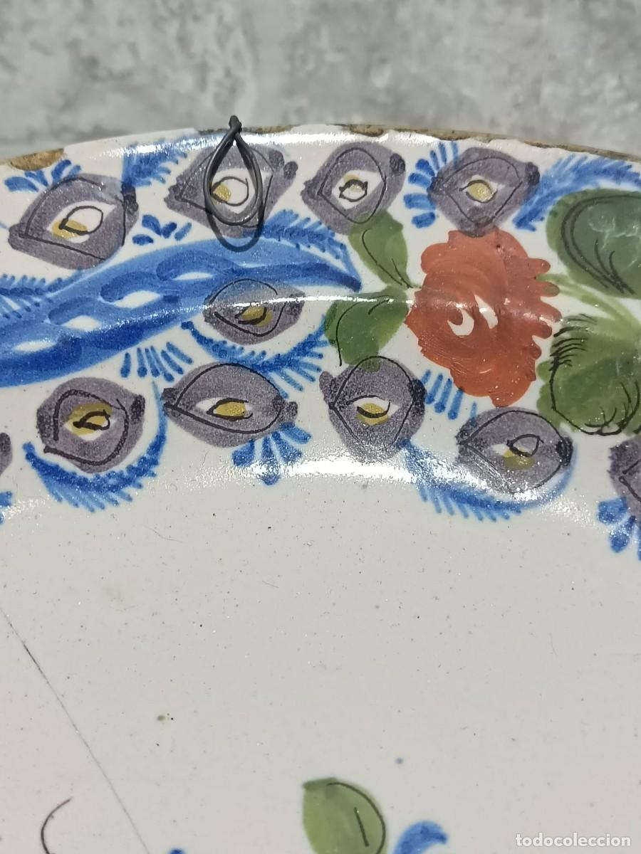 Antig&uuml;edades: PLATO ANTIGUO DE MANISES DE 30 CMS. DE DIAMETRO - Foto 2