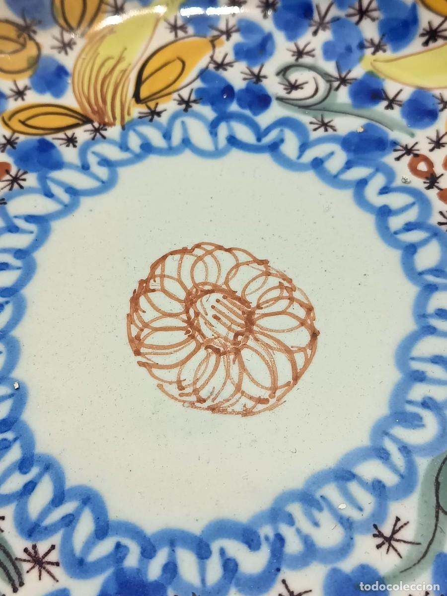 Antig&uuml;edades: PLATO ANTIGUO DE MANISES DE 28 CMS. DE DIAMETRO - Foto 2