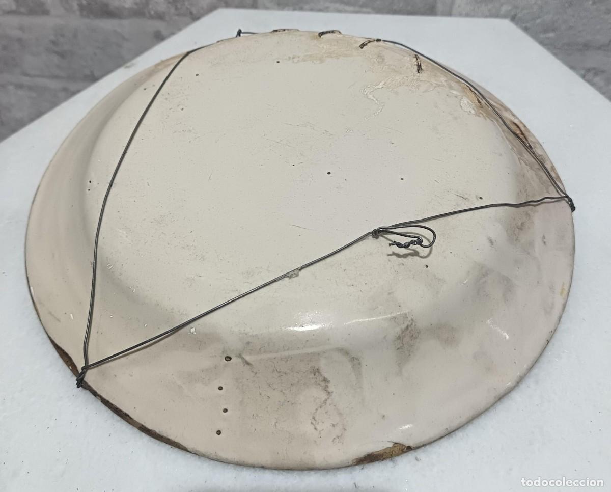 Antig&uuml;edades: PLATO ANTIGUO DE MANISES DE 28 CMS. DE DIAMETRO - Foto 4