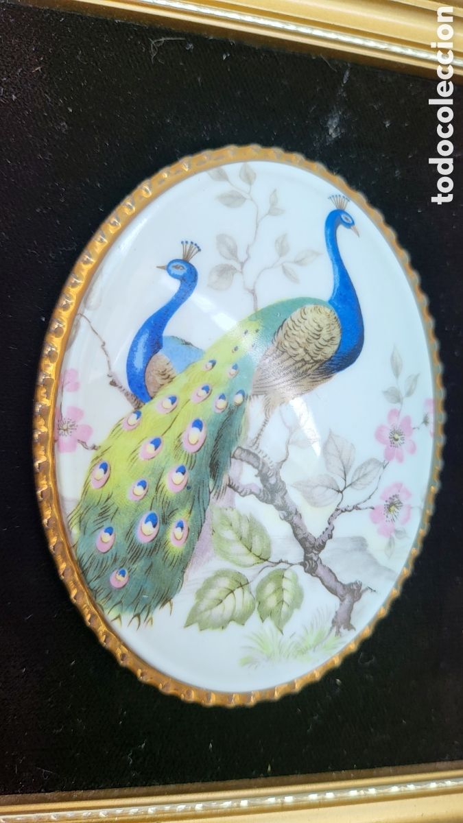 Antig&uuml;edades: PORCELANA INGLESA SOBRE CUADRO - Foto 4