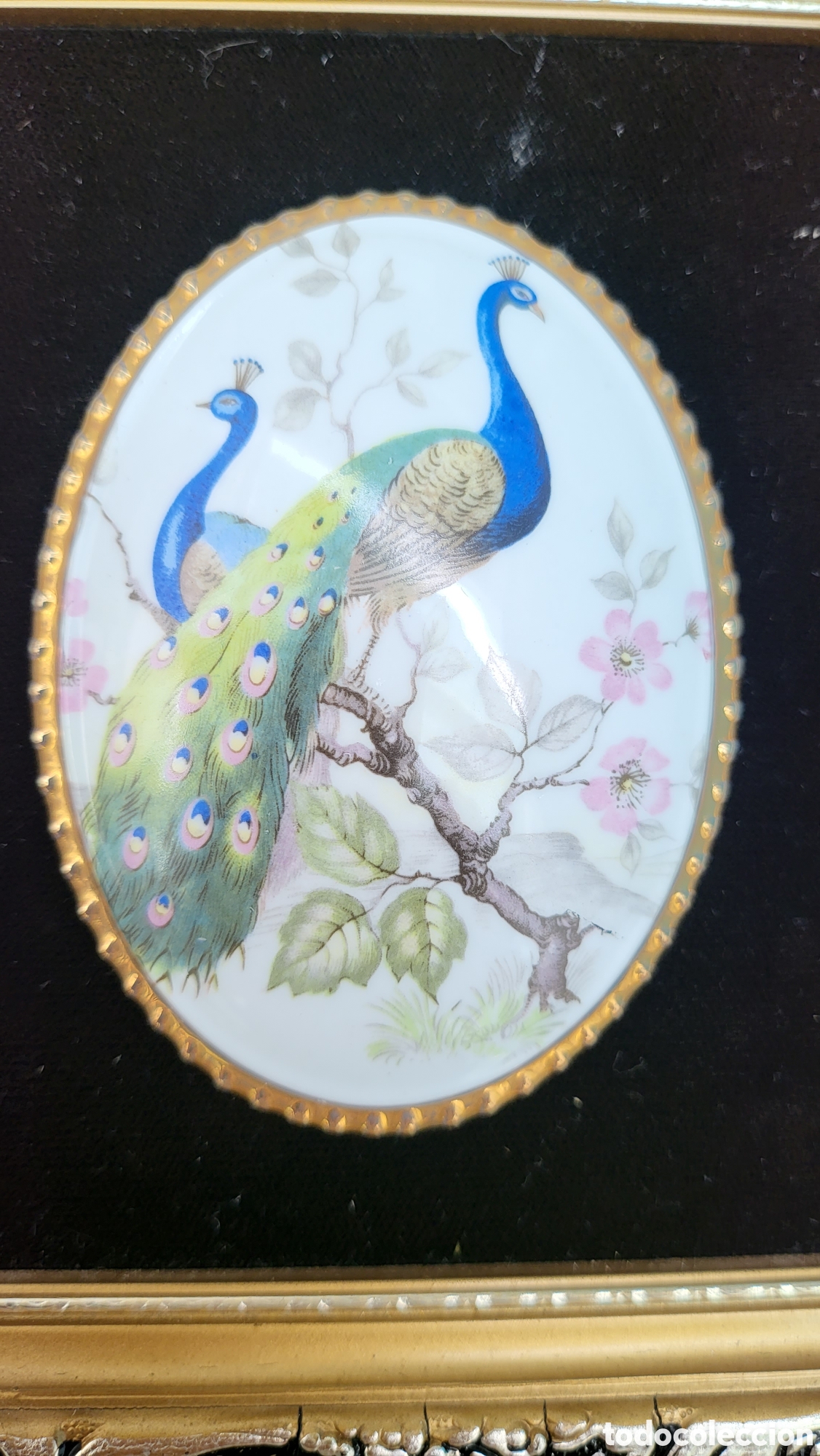 Antig&uuml;edades: PORCELANA INGLESA SOBRE CUADRO - Foto 1
