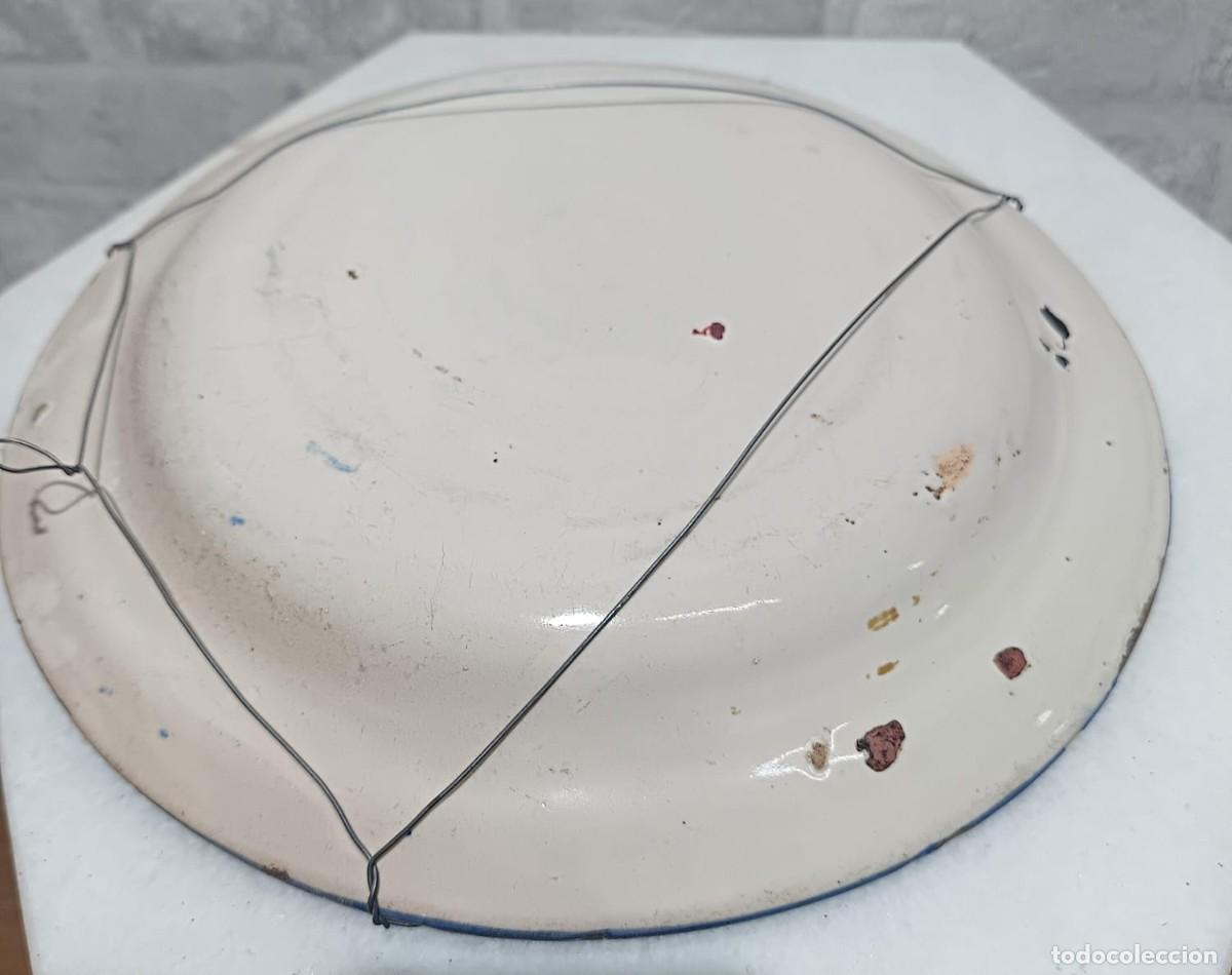Antig&uuml;edades: PLATO ANTIGUO DE MANISES DE 31 CMS. DE DI&Aacute;METRO - Foto 4
