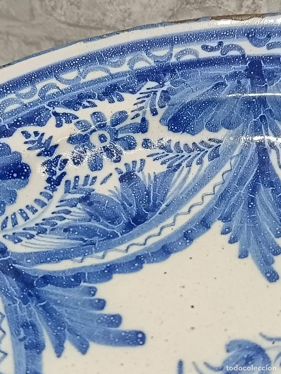 Antig&uuml;edades: PLATO ANTIGUO DE MANISES DE 30,5 CMS. DIAMETRO - Foto 2