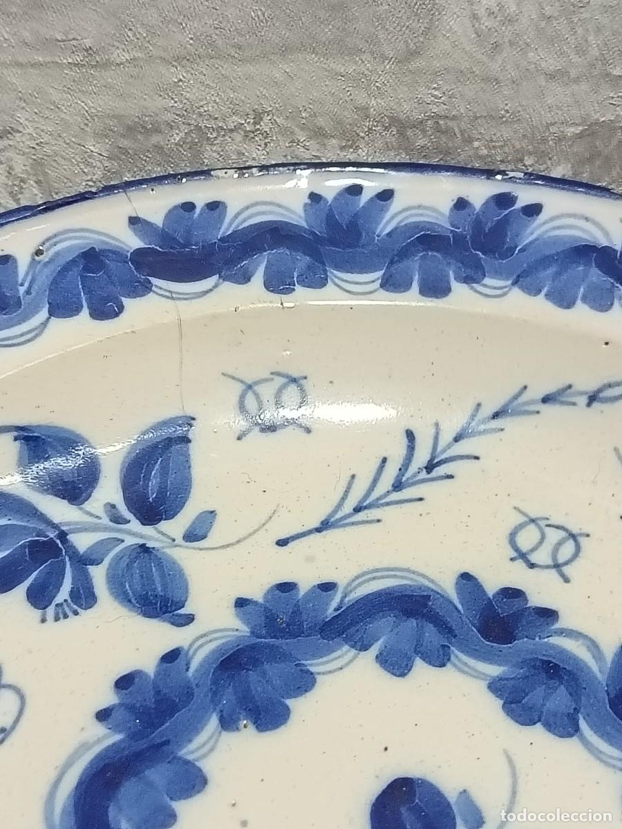 Antig&uuml;edades: PLATO ANTIGUO DE MANISES DE 30,5 CMS. DIAMETRO - Foto 3