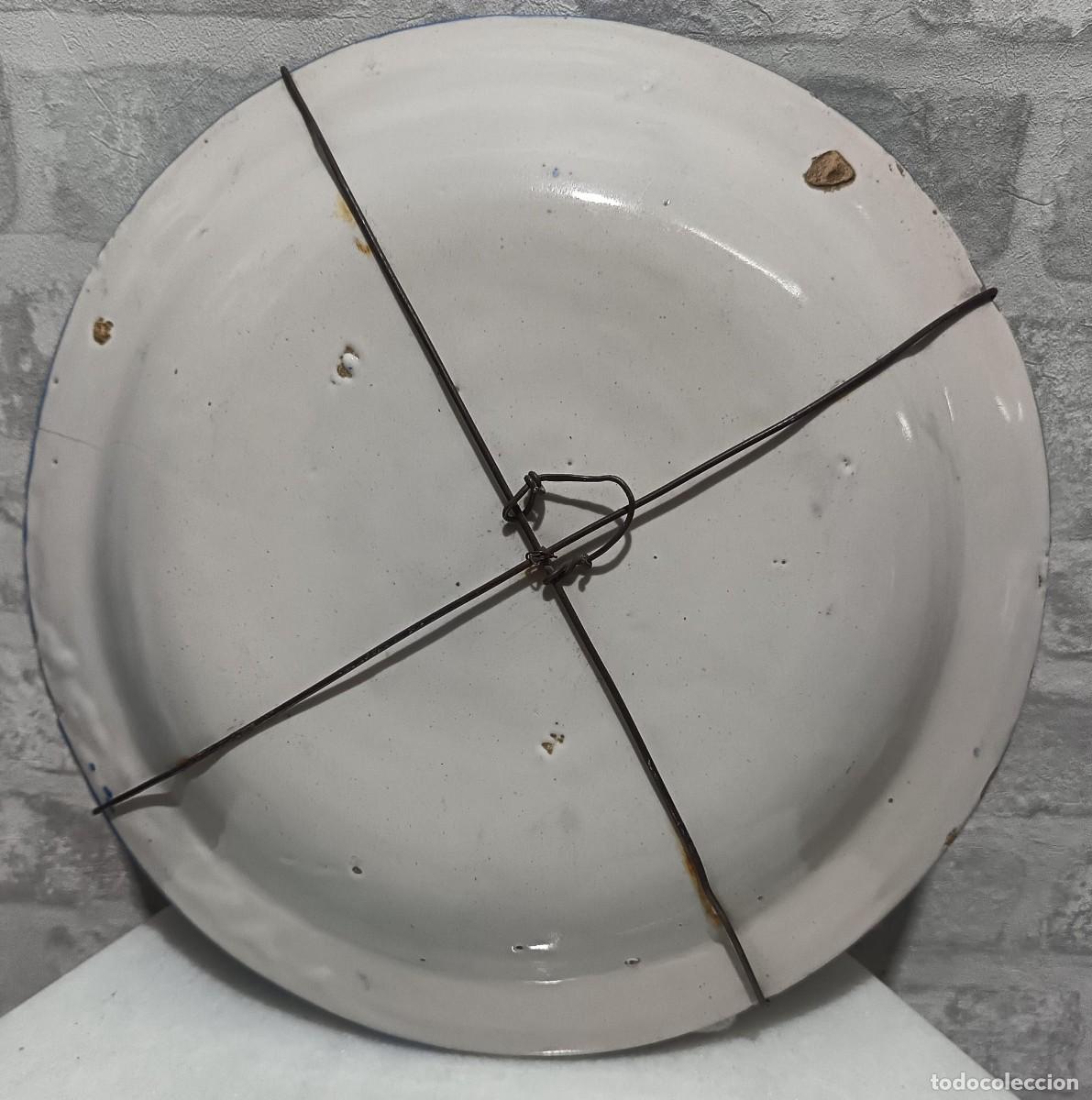 Antig&uuml;edades: PLATO ANTIGUO DE MANISES DE 30,5 CMS. DIAMETRO - Foto 4