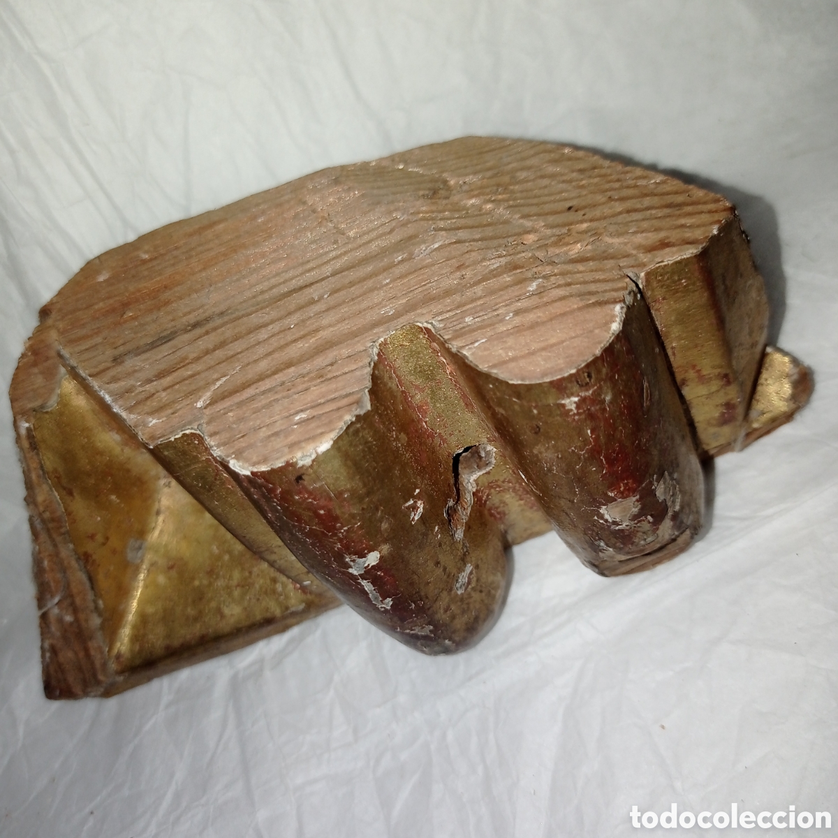 Antig&uuml;edades: TROZOS DE RETABLO ANTIGUO DORADOS - Foto 4