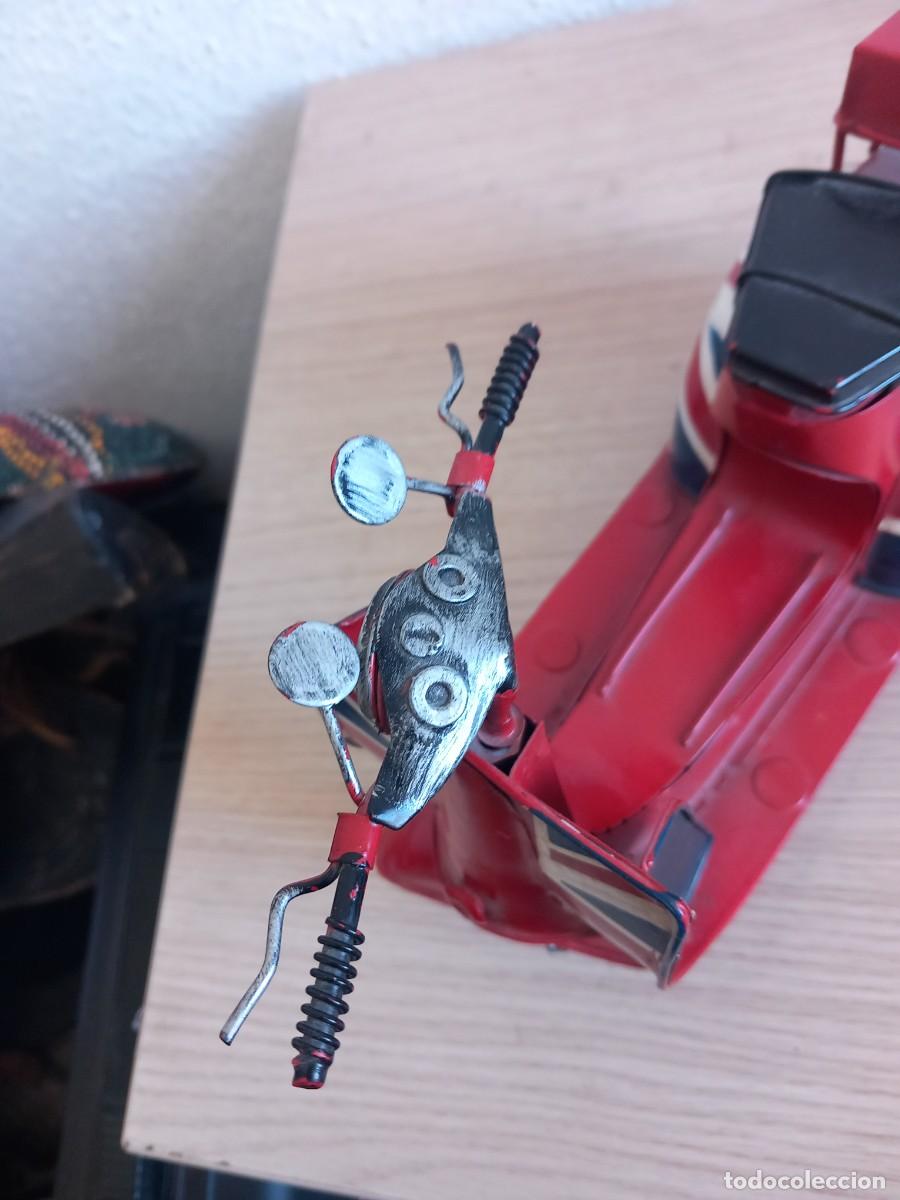 Antig&uuml;edades: MINI MOTO DE HOJALATA - Foto 8