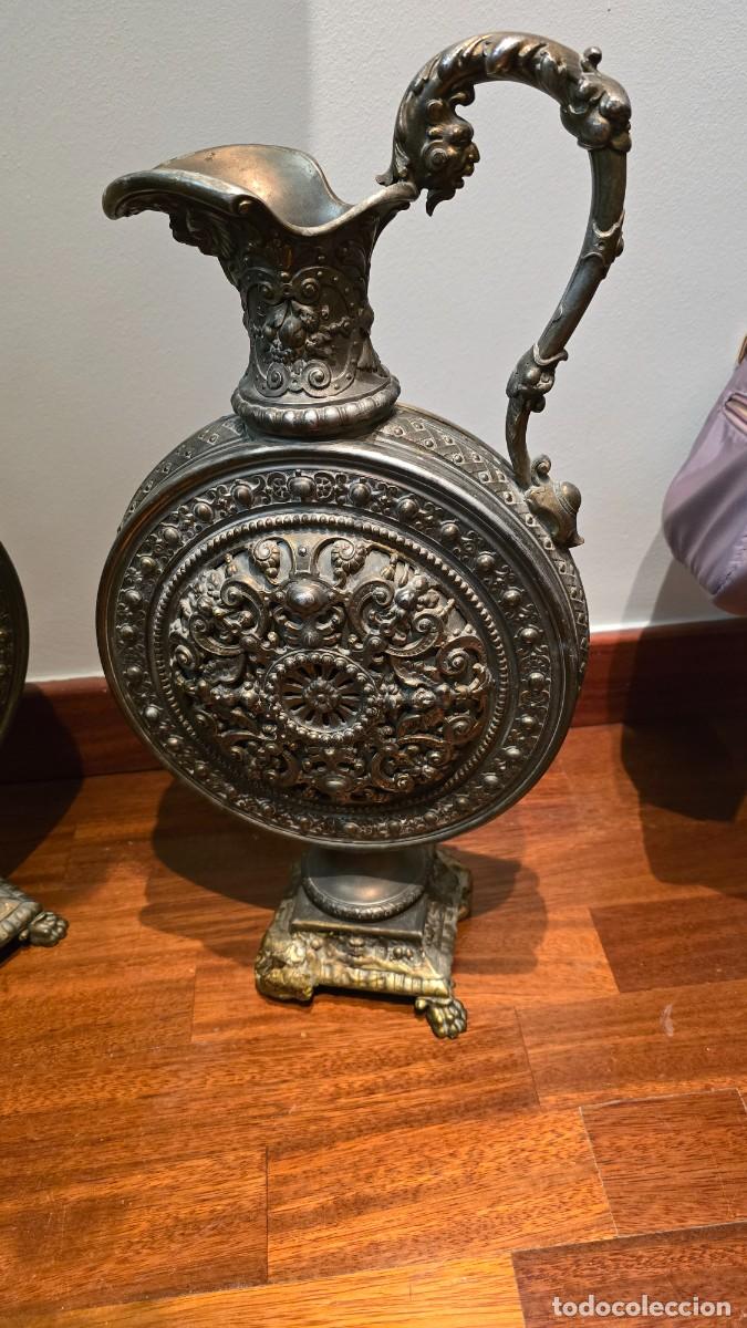 Antig&uuml;edades: Precioso par de &aacute;nforas de 1800 - Foto 2