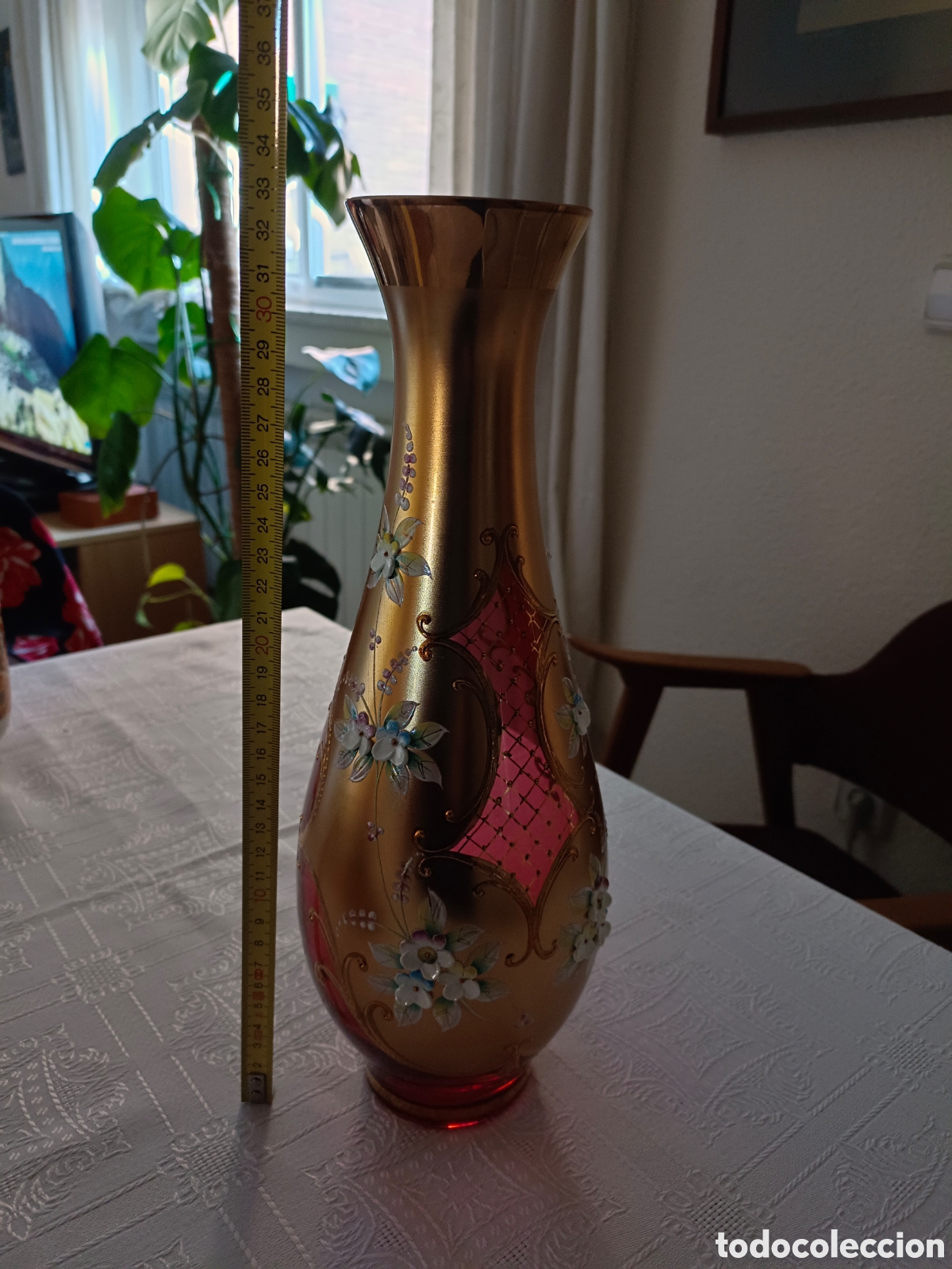 Antig&uuml;edades: Jarr&oacute;n de cristal de Bohemia - Foto 3