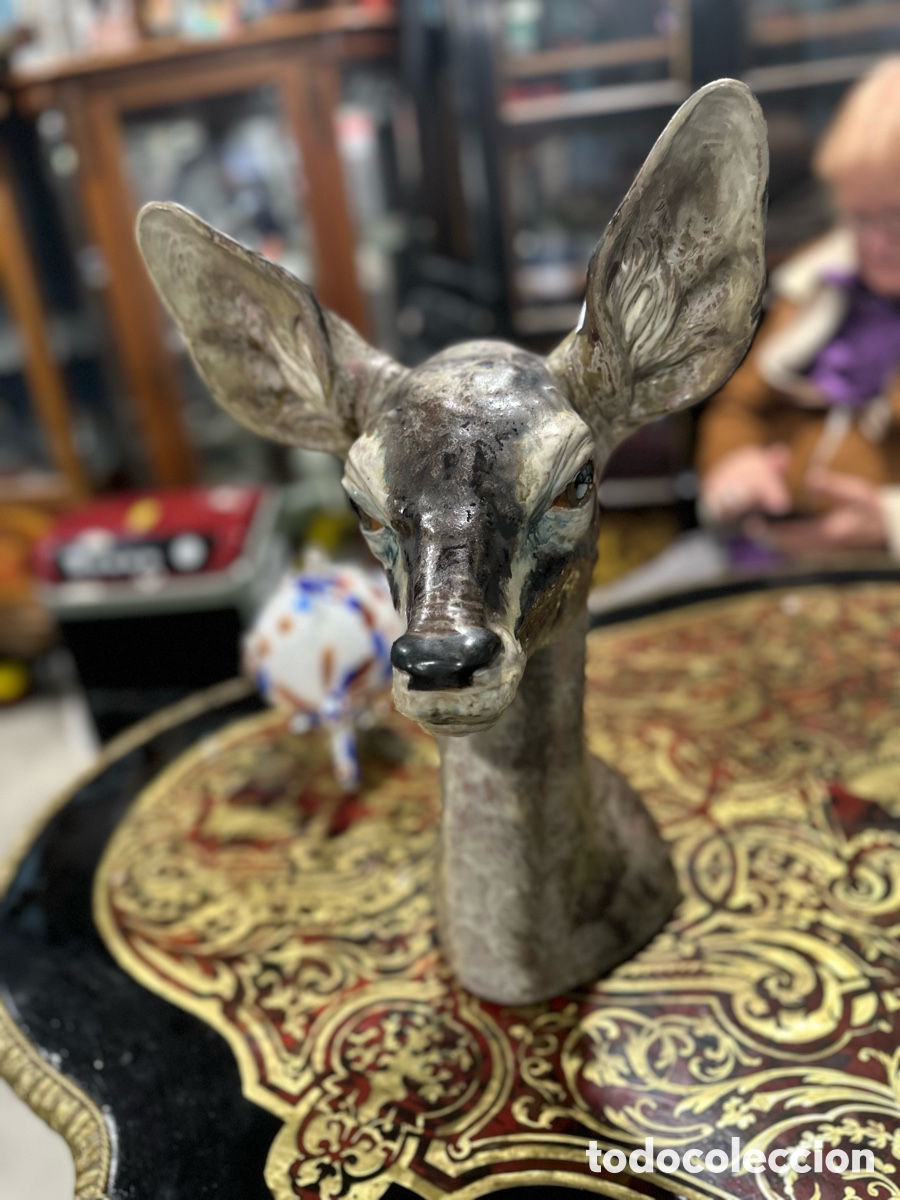 Antig&uuml;edades: Figura Lladr&oacute; cervatillo - Foto 2