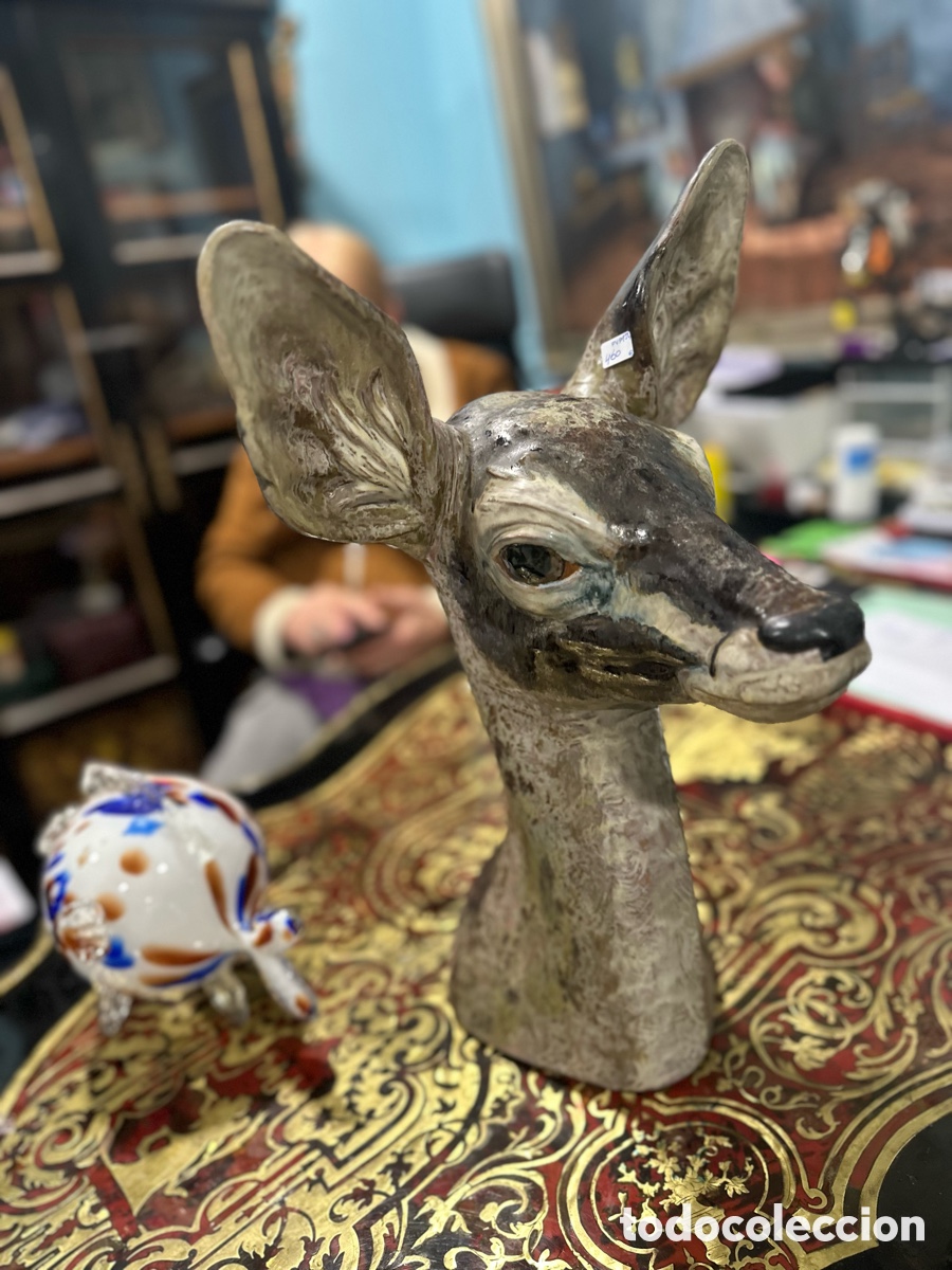 Antig&uuml;edades: Figura Lladr&oacute; cervatillo - Foto 3