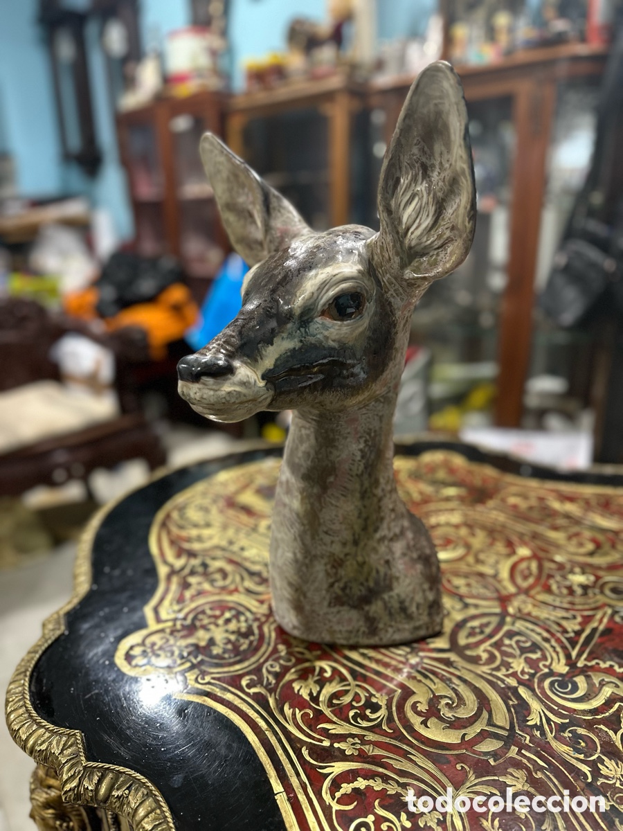 Antig&uuml;edades: Figura Lladr&oacute; cervatillo - Foto 1