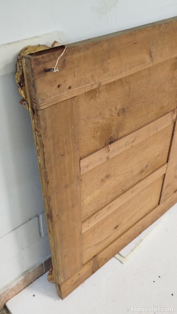 Antig&uuml;edades: ESPEJO FRANCES GRANDE RESCTANGULAR MADERA ESTUCO Y PAN DE ORO - Foto 15