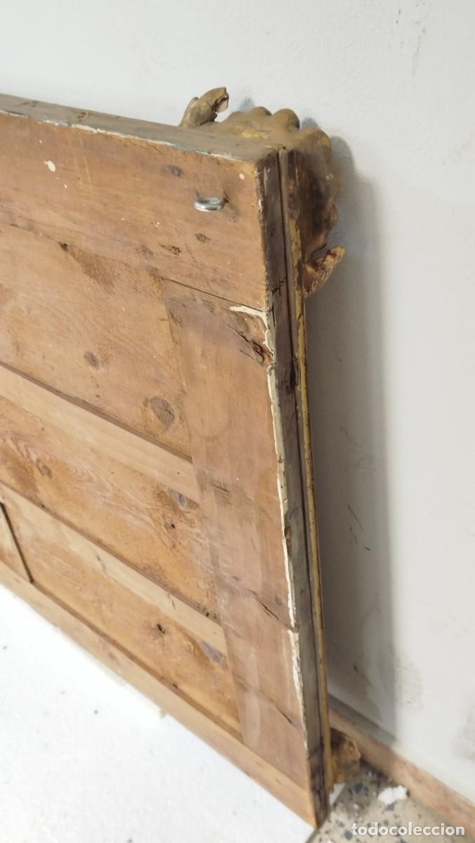 Antig&uuml;edades: ESPEJO FRANCES GRANDE RESCTANGULAR MADERA ESTUCO Y PAN DE ORO - Foto 16