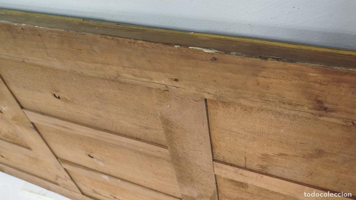 Antig&uuml;edades: ESPEJO FRANCES GRANDE RESCTANGULAR MADERA ESTUCO Y PAN DE ORO - Foto 17