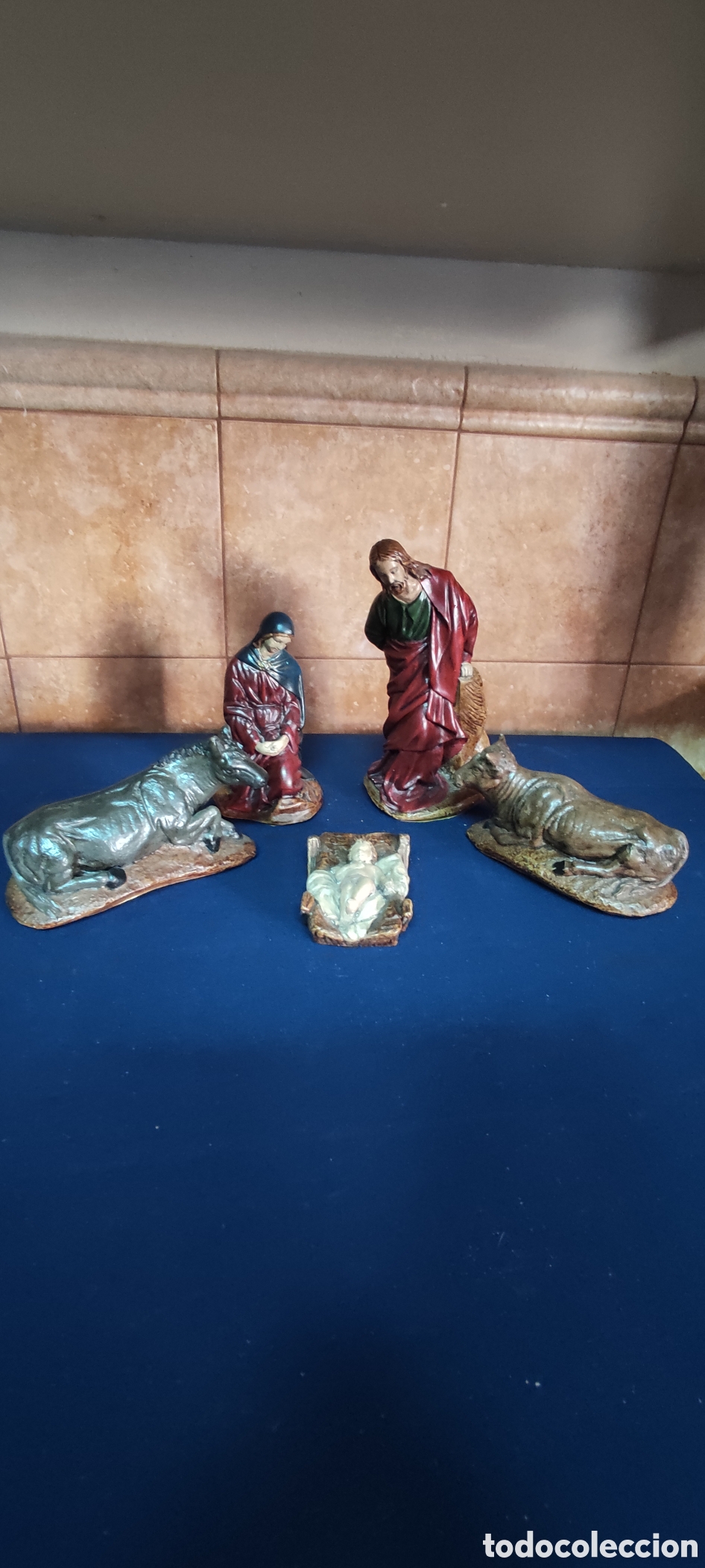 Antig&uuml;edades: Figuras bel&eacute;n escayola - Foto 2