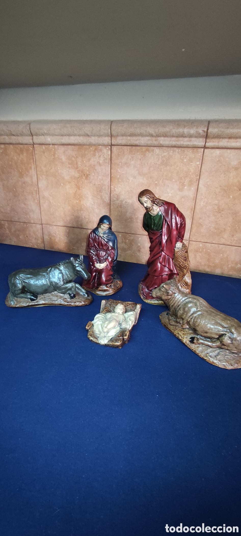 Antig&uuml;edades: Figuras bel&eacute;n escayola - Foto 8
