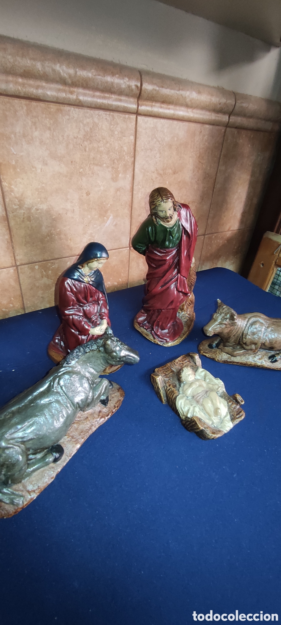 Antig&uuml;edades: Figuras bel&eacute;n escayola - Foto 10