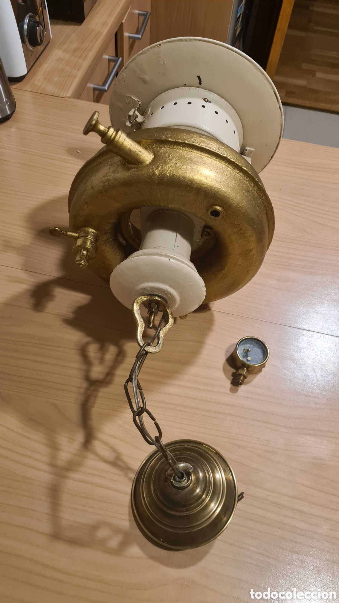 Antig&uuml;edades: L&aacute;mpara Serrot Mod. Petromax fabricada en 1920 - Foto 3