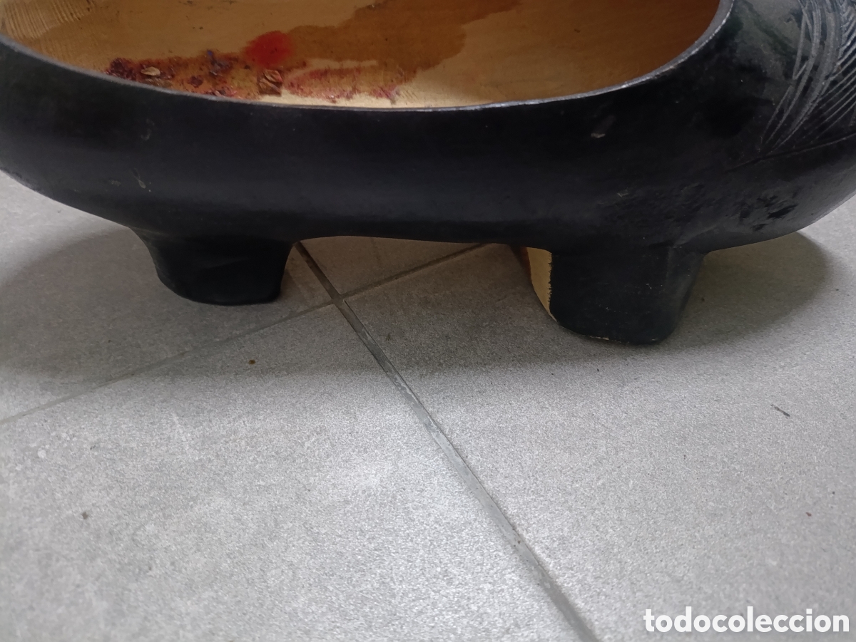 Antig&uuml;edades: antiguo sueco de madera tallada - Foto 1