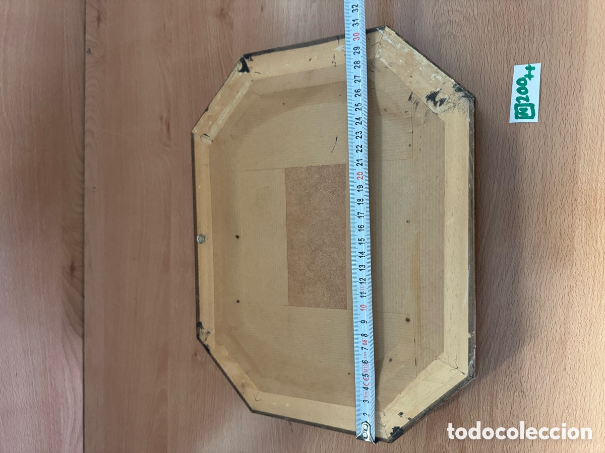 Antig&uuml;edades: Peque&ntilde;o espejo de madera - Foto 2