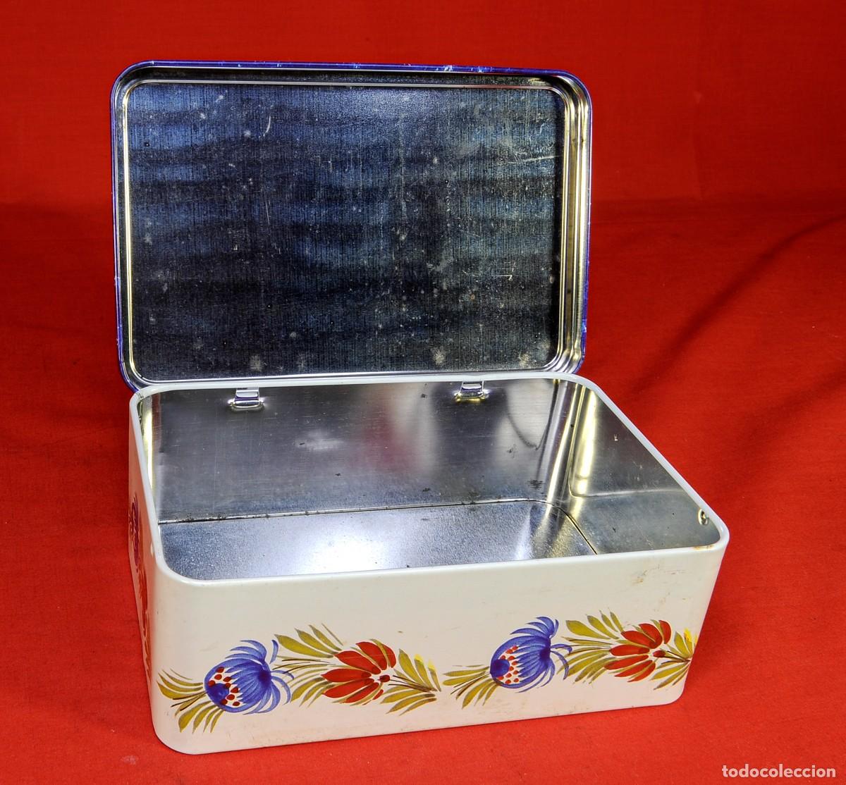 Antig&uuml;edades: Caja de hojalata Massilly - Foto 5