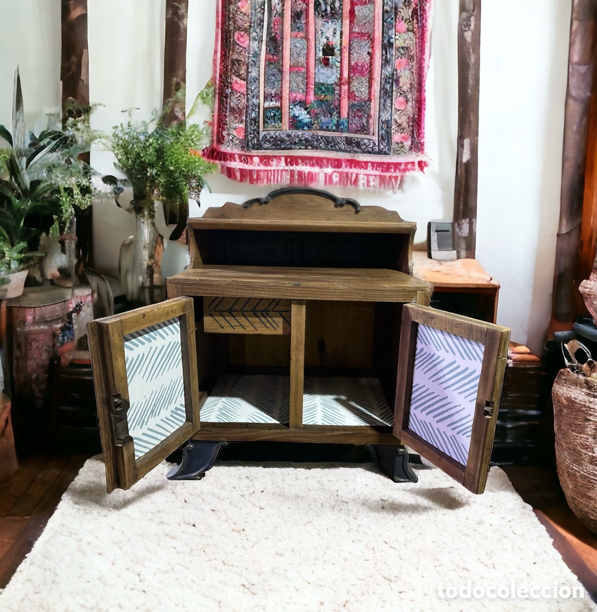 Antig&uuml;edades: Mesilla antigua restaurada - Foto 4