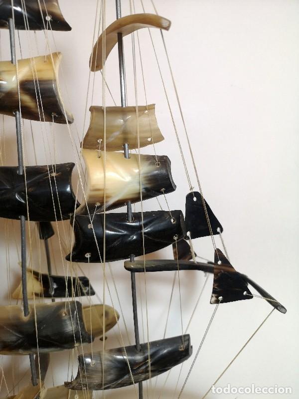Antig&uuml;edades: Barco de Cuerno Tallado - Foto 5
